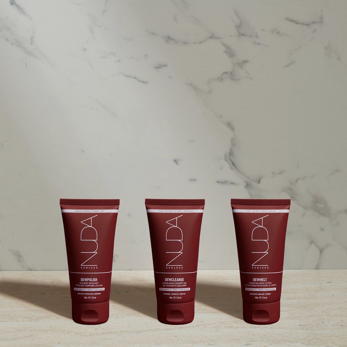 Ensemble de soins corporels de voyage | DEW COLLECTION