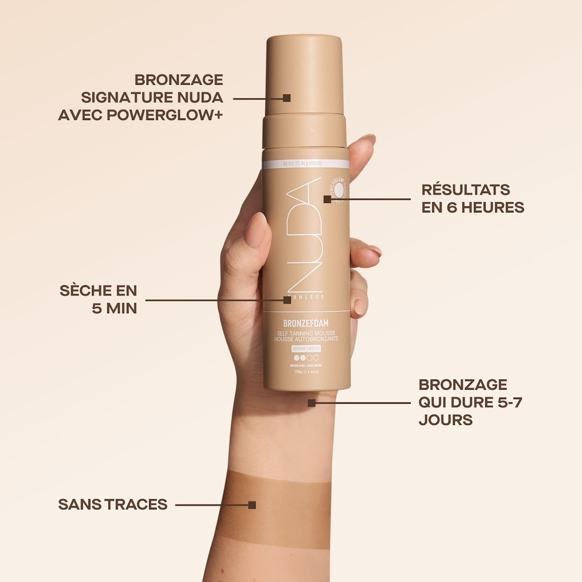 Mousse autobronzante | MOYENNE