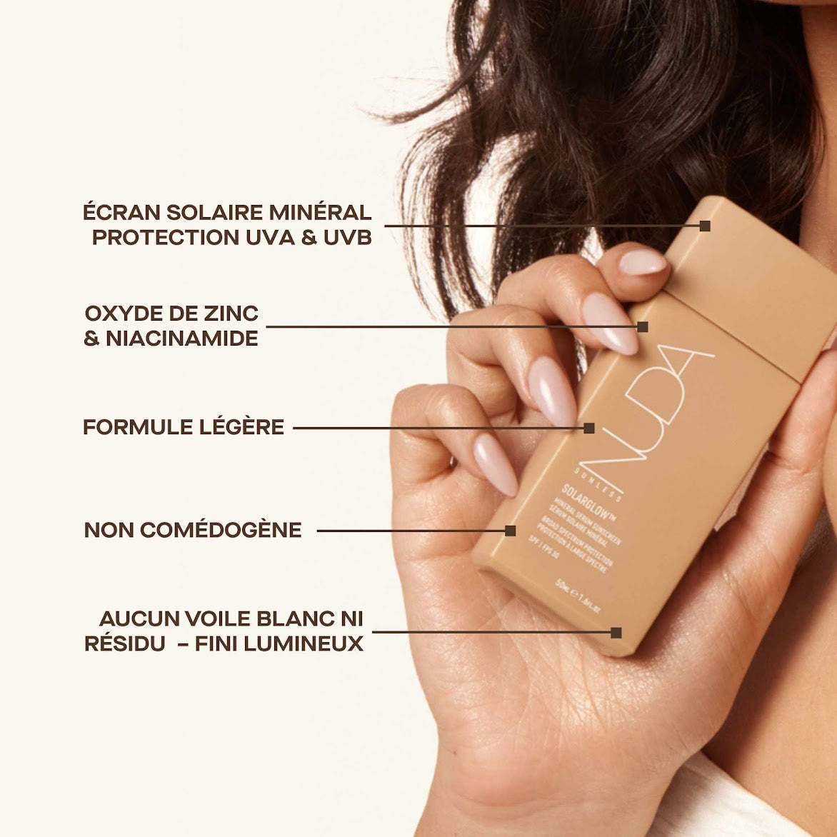 Sérum solaire minéral SPF 30 | SOLARGLOW™