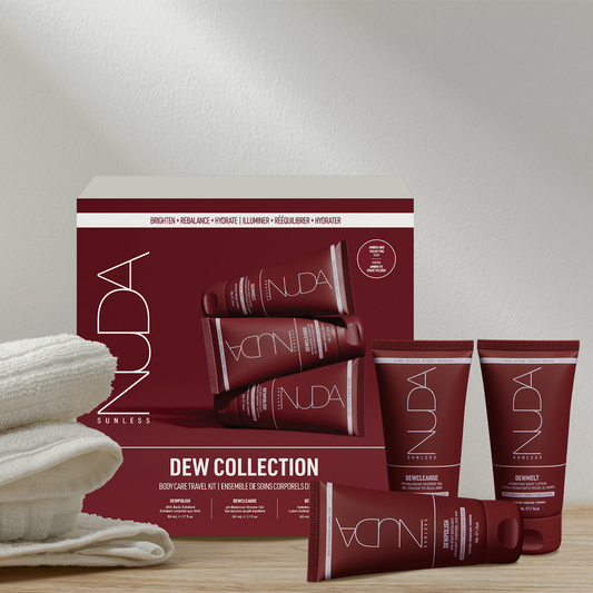 Ensemble de soins corporels de voyage | DEW COLLECTION