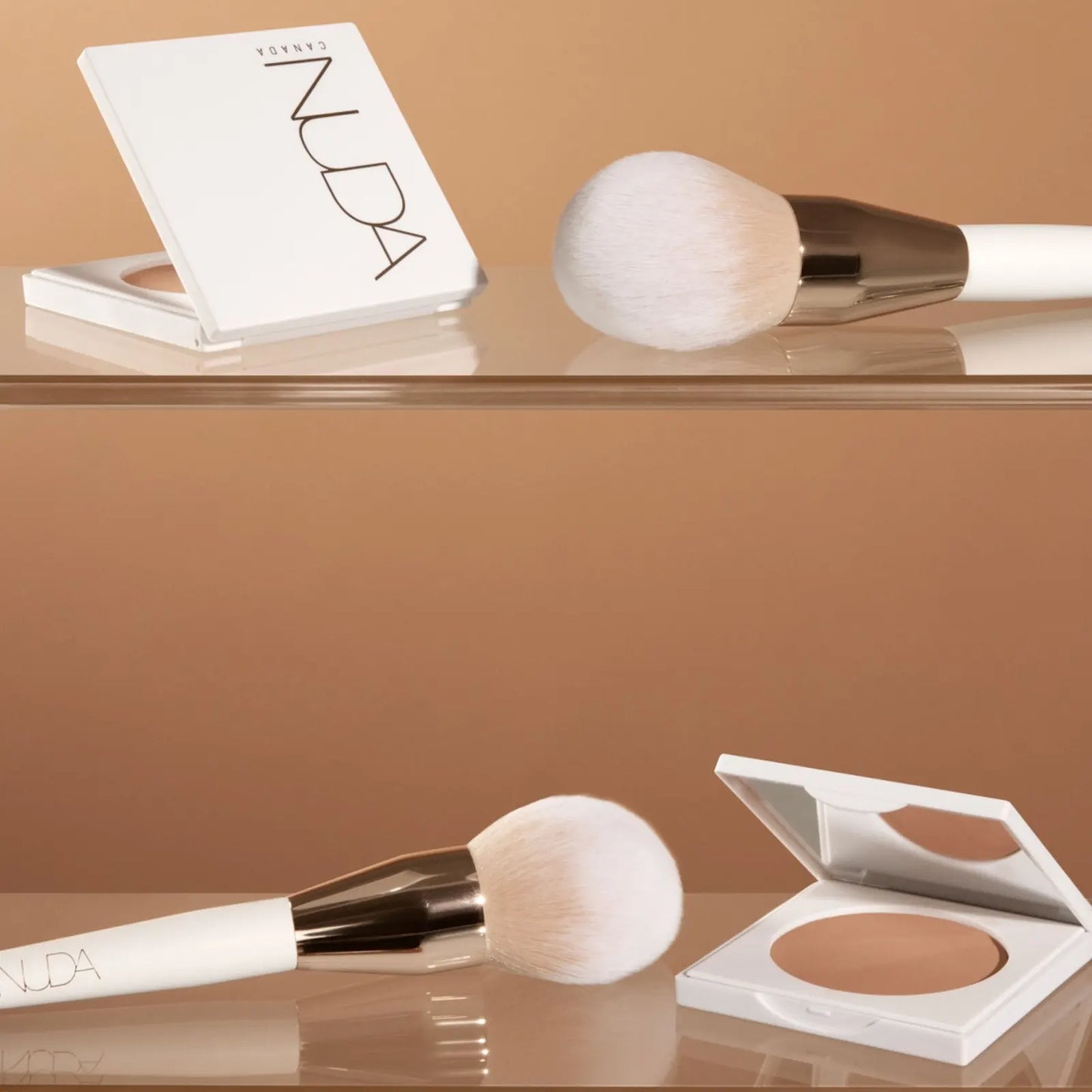 Pinceau à poudre bronzante